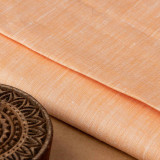 The Organic Habitat: Tangerine Orange Organic Hemp Fabric (58" Wide, 130gsm) - Apparel, Curtains & Home Decor