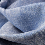 The Organic Habitat: Marine Blue Organic Hemp Fabric (58" Wide, 145gsm) - Apparel, Curtains & More