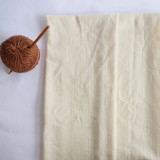 100% GOTS Organic Merino Wool Herringbone (Cream) - 42" Wide, Pre-Shrunk, 250gsm - Cozy & Versatile by the Yard