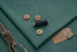 Organic Hemp Tablecloth Dark Ocean Green | Naturally Dyed | 180 GSM | 100% Hemp | Standard & Custom Sizes Available