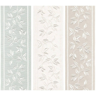 Akio Floral Embroidered Cotton Canvas Trim Border Tape For Curtains and Home Textiles 4 Inches Wide Sold By The Yard/Meter Akio Floral Embroidered Cotton Canvas Trim Border Tape For Curtains and Home Textiles 4 Inches Wide Sold By The Yard/Meter