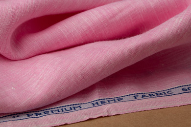 The Organic Habitat:  Pink Organic Hemp Fabric (58" Wide) - Clothing, Curtains & More!