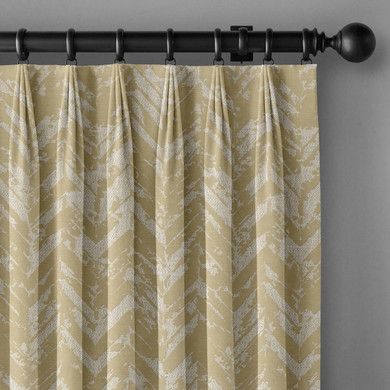 Luxury Linen Curtains | Rustic Herringbone | Tailored Triple Pinch Pleat | Light Filtering or Blackout