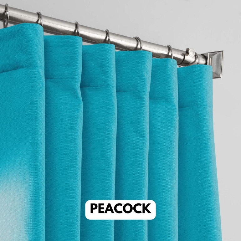Linen Curtains Thick Weave Slub Textured Fabric With Blackout or Cotton Liner As Per Selection