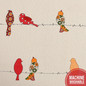 Organic Cotton Table Runner | Bird Print | 48" & 72" | TheOrganicHabitat.com