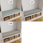 Custom Made 3 Inch Rectangular Indoor & Outdoor Seat & Bench Cushions USA | For Patio Chairs, Sofas, and More | Choose Your Fabric: Velvet, Linen, Organic Cotton