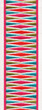 Textured Geometric Diamond Pure Cotton Canvas Trim - 4 Inch Wide Horizontal Pattern Border Tape for Curtains & Home Decor - Sold By The Yard