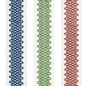 Scroll Pattern Pure Cotton Canvas Trim | 2.5 Inch Wide Border Tape for Curtains & Home Decor | By The Yard