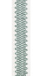 Scroll Pattern Pure Cotton Canvas Trim | 2.5 Inch Wide Border Tape for Curtains & Home Decor | By The Yard