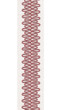 Scroll Pattern Pure Cotton Canvas Trim | 2.5 Inch Wide Border Tape for Curtains & Home Decor | By The Yard