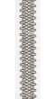 Scroll Pattern Pure Cotton Canvas Trim | 2.5 Inch Wide Border Tape for Curtains & Home Decor | By The Yard