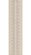 Scroll Pattern Pure Cotton Canvas Trim | 2.5 Inch Wide Border Tape for Curtains & Home Decor | By The Yard
