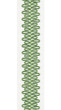 Scroll Pattern Pure Cotton Canvas Trim | 2.5 Inch Wide Border Tape for Curtains & Home Decor | By The Yard