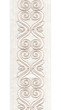 Ornate Scroll Cotton Canvas Trim | 4 Inch | Wide Embroidered Border | 7 Colours | By The Yard