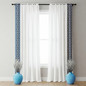 Ornate Scroll Cotton Canvas Trim | 4 Inch | Wide Embroidered Border | 7 Colours | By The Yard