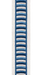 Textured Segmented Cotton Canvas Trim | 2.5 Inch | Dimensional Border | 3 Colours | By The Yard