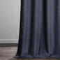 Linen Curtains Thick Weave Slub Textured Fabric With Blackout or Cotton Liner As Per Selection
