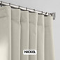 Linen Curtains Thick Weave Slub Textured Fabric With Blackout or Cotton Liner As Per Selection