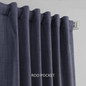 Linen Curtains Thick Weave Slub Textured Fabric With Blackout or Cotton Liner As Per Selection