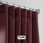 Linen Curtains Thick Weave Slub Textured Fabric With Blackout or Cotton Liner As Per Selection
