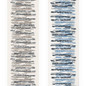Stripe Embroidered Cotton Canvas Trim Border Tape Ribbon For Curtains and Home Textiles 4 Inches Wide Sold By the Yard/Meter