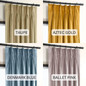 Triple Pinch Pleated Luxury Velvet Custom Curtains With Insulating Blackout or Light Filtering Liner. Single or Set of 2 Curtains