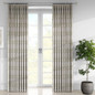 Elegant Triple Pinch Pleated Linen Curtains - Customizable Blackout or Light Filtering Options. Sold Individually or in Pairs