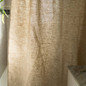 Premium Organic Hemp Shower Curtain with Metal Rings | Standard & Custom Sizes for Your Perfect Bathroom Retreat