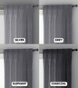 Elegant Triple Pinch Pleated Linen Sheer Curtains - Custom Sizing Available - Rod and Track Compatible - Choose Singles or Pairs in a Variety of Colors