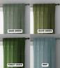 Elegant Triple Pinch Pleated Linen Sheer Curtains - Custom Sizing Available - Rod and Track Compatible - Choose Singles or Pairs in a Variety of Colors
