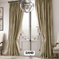 Handmade Luxury Raw Silk Curtains | Dual Pinch Pleated | Light Filtering/Blackout Liner | Custom Made to Measure | Single Curtain or Set of 2