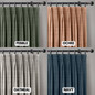 Customizable Raw Silk Two-Fold Tailored Pleat Curtains - Choose Blackout or Light Filtering. Single Curtain or Set of 2 Options. Tailor Your Size for Perfect Fit!