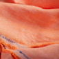 Saffron Orange Organic Hemp Fabric - 58" Width | Sold by the Yard | Ideal for Clothing, Curtains, Home & Kitchen Linen | 130 GSM