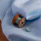 The Organic Habitat: Ice Blue Organic Hemp Fabric (58" Wide, 130gsm) - Apparel, Curtains & Home Decor