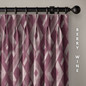 Luxury Linen Dual Pinch Pleat Curtains | Geometric Weave | Blackout, Light Filter Options