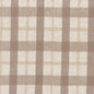 Organic Linen Pinch Pleated Farmhouse Check Curtains - Light Filtering or Blackout