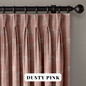 Luxury Linen Triple Pinch Pleat Curtains with Abstract Woven Texture | 6 Colors | Blackout or Light Filtering Liner | Customizable Widths and Lengths