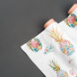 Kids' Room Curtain Fabric: Sustainable Pineapple & Floral Design