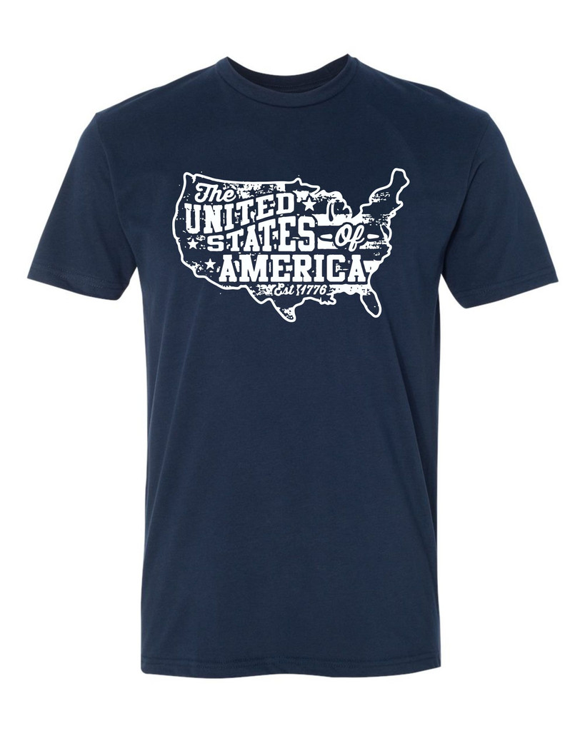 The United States of America-Sueded Short Sleeve