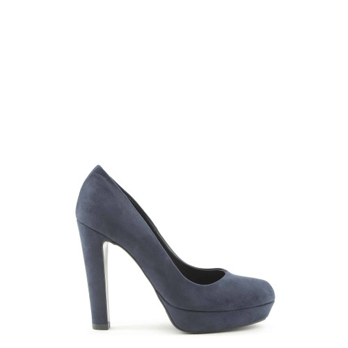Made in Italia Alfonsa blu sandals women's blue leather strappy heels with ankle buckle accessorella.