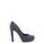 Made in Italia Alfonsa blu sandals women's blue leather strappy heels with ankle buckle accessorella.