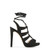 Made in Italia Flaminia Nero sandals women's black synthetic suede strappy heels with 12.5 cm heel accessorella.