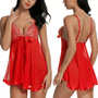 Women's Sexy Lingerie Babydoll Sleepwear Underwear Lace Dress G-String Nightwear