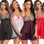 Women's Sexy Lingerie Babydoll Sleepwear Underwear Lace Dress G-String Nightwear