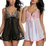 Women's Sexy Lingerie Babydoll Sleepwear Underwear Lace Dress G-String Nightwear
