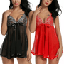 Women's Sexy Lingerie Babydoll Sleepwear Underwear Lace Dress G-String Nightwear