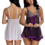 Women's Sexy Lingerie Babydoll Sleepwear Underwear Lace Dress G-String Nightwear