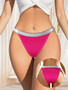 Girl Lingeries G String Underwear Briefs Ladies Panty Set 4pcs Pack Sexy Women's Panti Set