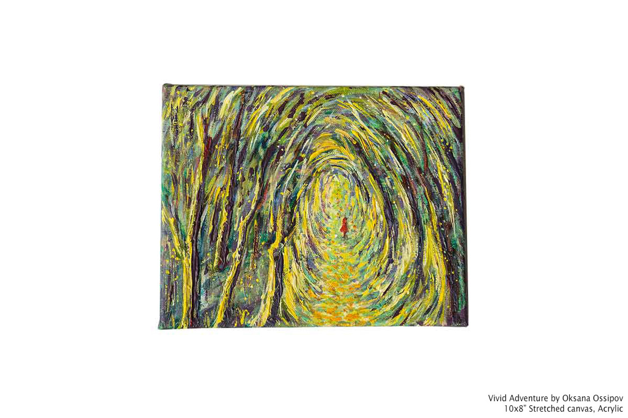 Vivid Adventure, original abstract painting - True Noir Art