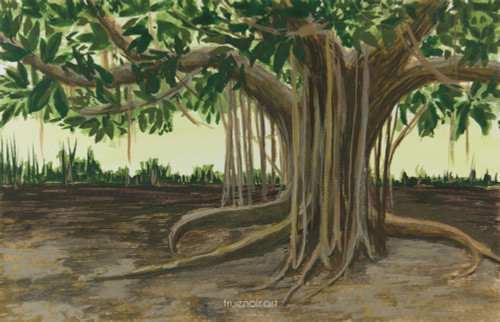 How to Paint Australian Trees in Gouache